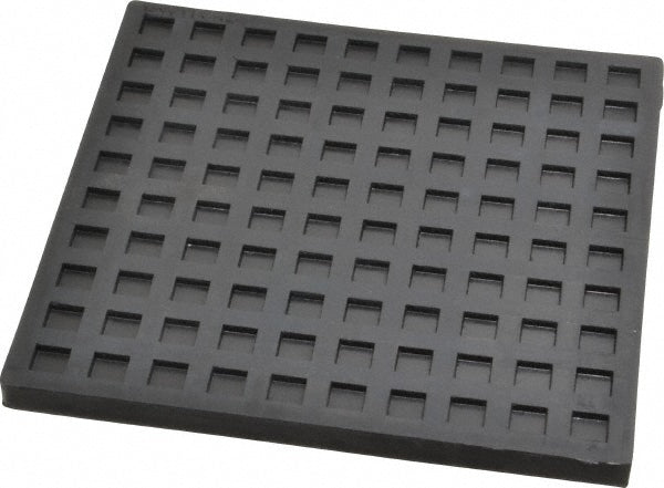 Mason Ind. NI6X6X5/16BLK 6" Long x 6" Wide x 5/16" Thick, Nitrile, Machinery Leveling Pad & Mat