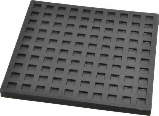 Mason Ind. NI6X6X5/16BLK 6" Long x 6" Wide x 5/16" Thick, Nitrile, Machinery Leveling Pad & Mat