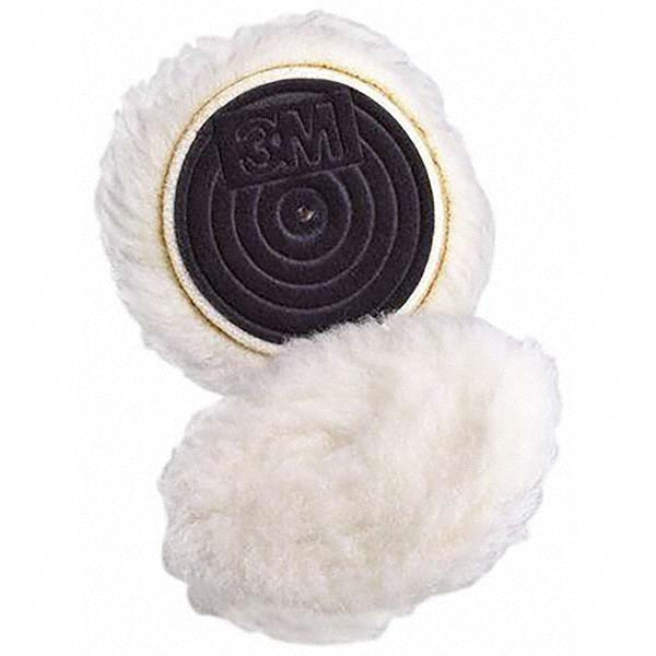 3M 7000000598 3" Diam Wool Bonnet Pad