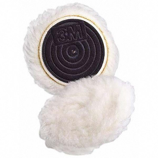 3M 7000000598 3" Diam Wool Bonnet Pad