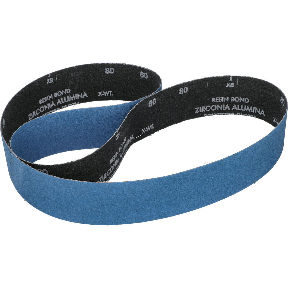 Norton 78072728690 Abrasive Belt 2-1/2" Wide, 60" Long, 80 Grit, Zirconia Alumina