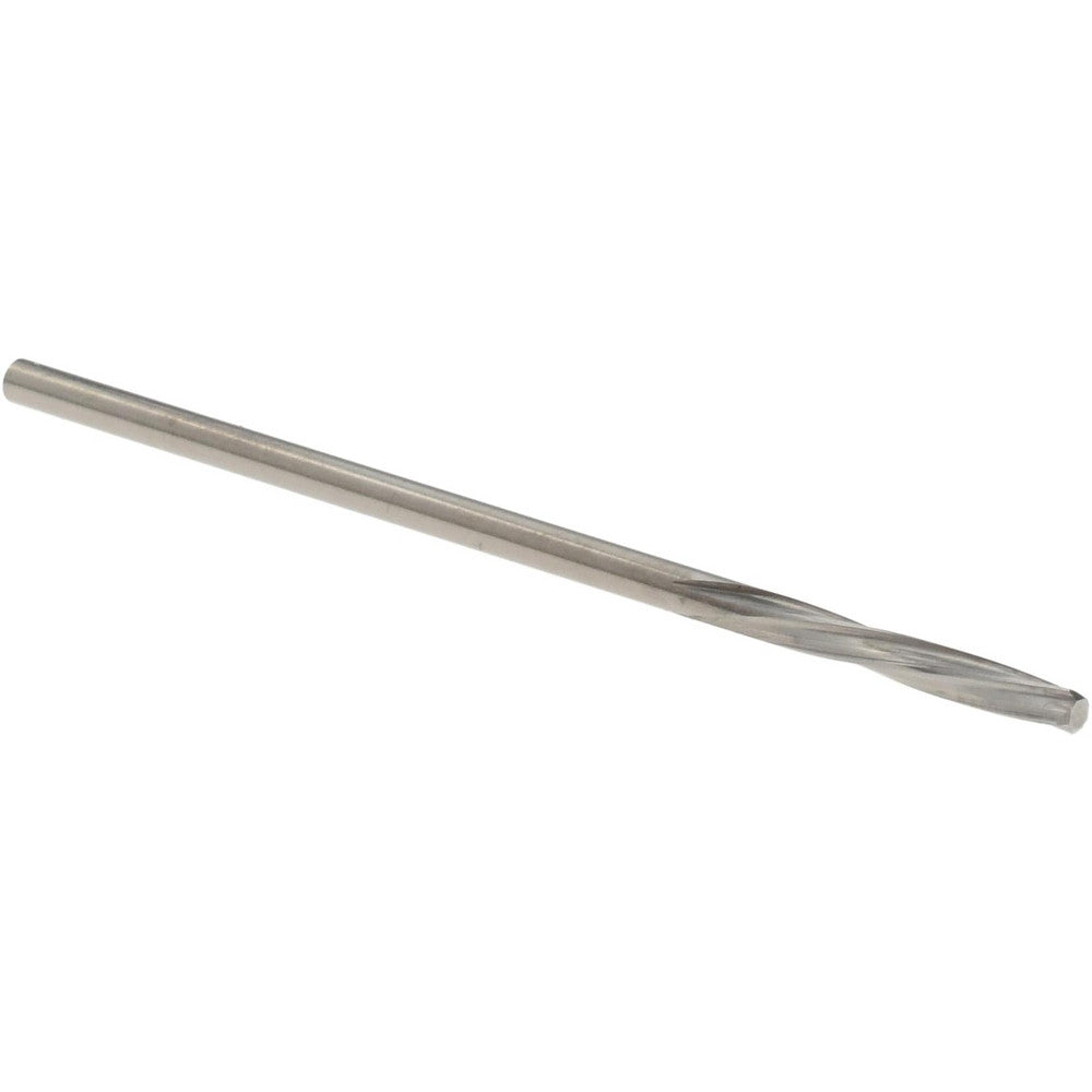 Magafor 88860001460 Chucking Reamer 1.46 mm Dia, 1-9/16" OAL, 25/64" Flute Length, Spiral Flute, Straight-Cylindrical Shank, Solid Carbide