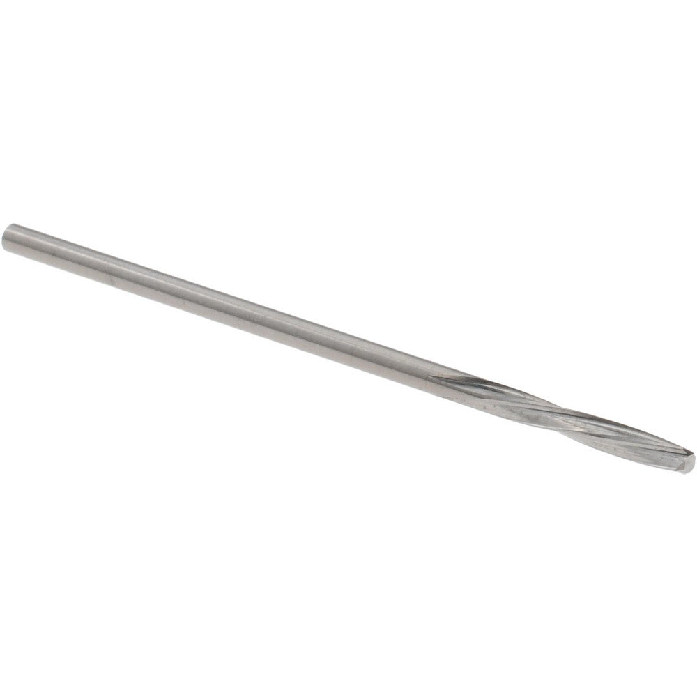 Magafor 88860001490 Chucking Reamer 1.49 mm Dia, 1-9/16" OAL, 25/64" Flute Length, Spiral Flute, Straight-Cylindrical Shank, Solid Carbide