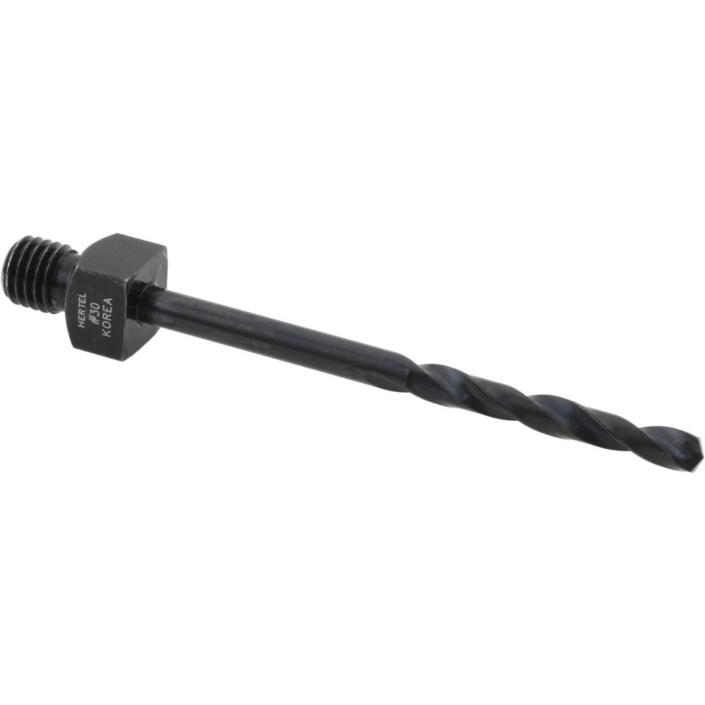 Hertel 953CO30LS-209 Threaded Shank Drill Bit #30, 135 &deg Point, 1/4-28 Shank, Cobalt