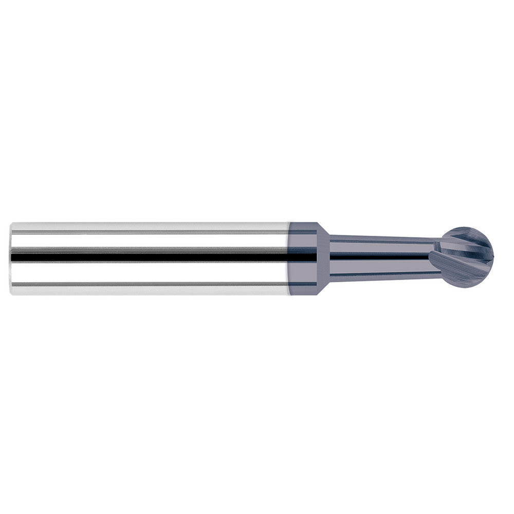 Harvey Tool 758516-C3 Undercutting End Mill 1/4" Dia, 4 Flute, 0.1250" Radius, Solid Carbide