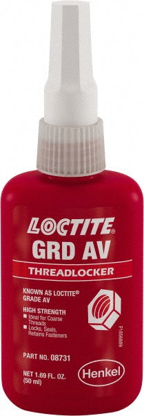 Loctite 195898 Threadlocker Red, Liquid, 50 mL, Bottle