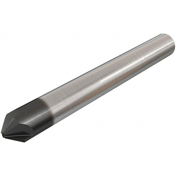 Iscar 5621186 Chamfer Mill 12.00 mm Dia, 12.00 mm Shank Dia, 90 deg, 4 Flute, Solid Carbide, Single End