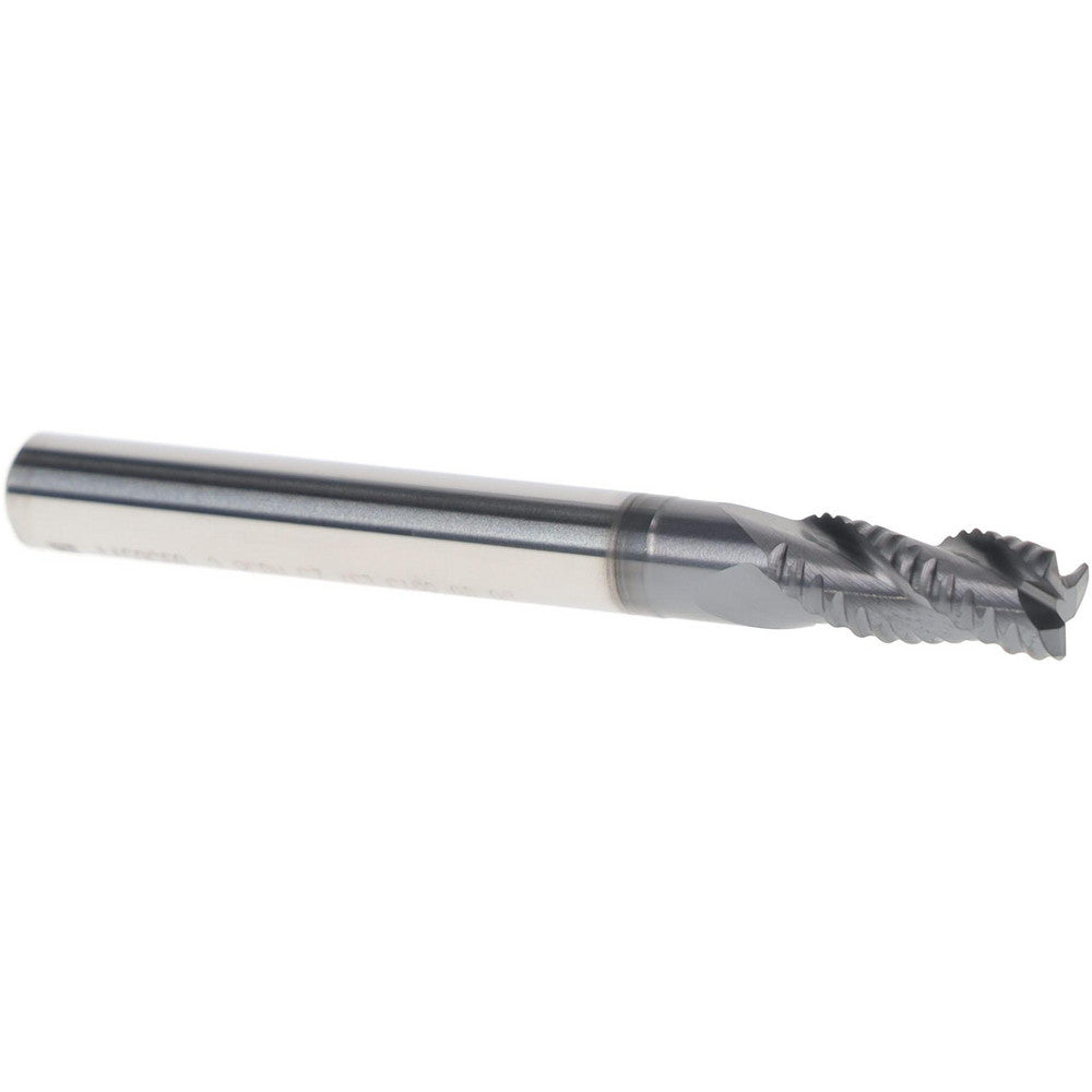 Iscar 5621457 Roughing End Mill 6.00 mm Dia, 3 Flute, Fine Pitch, Single End, Solid Carbide