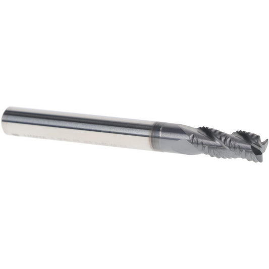 Iscar 5621457 Roughing End Mill 6.00 mm Dia, 3 Flute, Fine Pitch, Single End, Solid Carbide