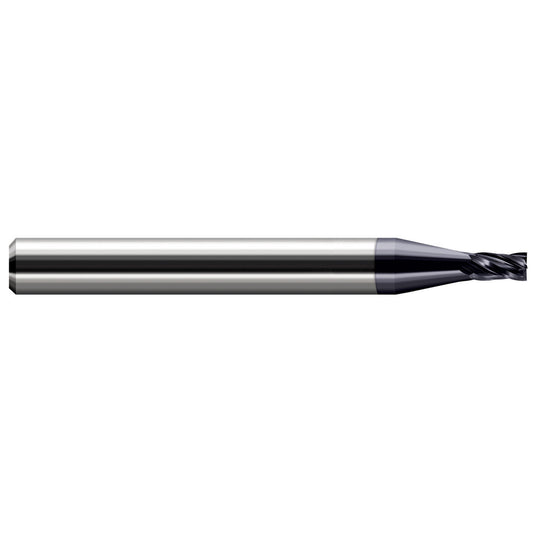 Harvey Tool 740761-C3 Square End Mill 4.00 mm Dia, 6.00 mm LOC, 4 Flute, Solid Carbide