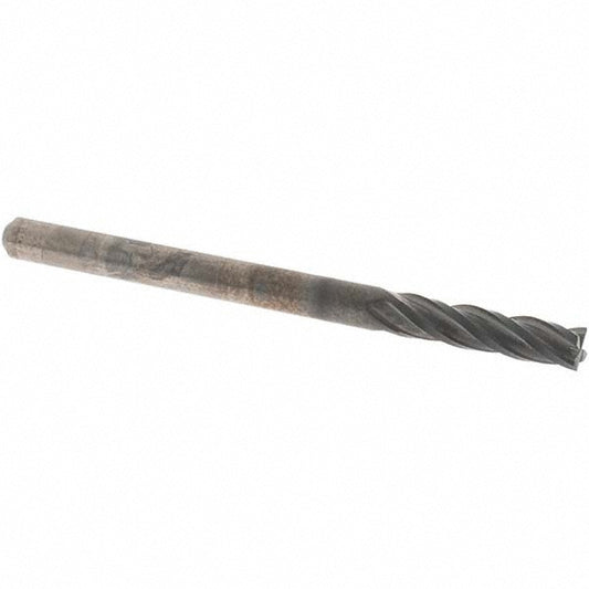 OSG 70400716 Square End Mill 1/8" Dia, 1/2" LOC, 4 Flute, Solid Carbide