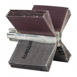 Merit Abrasives 08834154102 120 Grit, Coated, Aluminum Oxide Bore Polisher