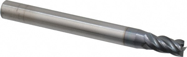 Kyocera SGS Precision Tools 36410 Square End Mill 7/32" Dia, 7/16" LOC, 4 Flute, Solid Carbide