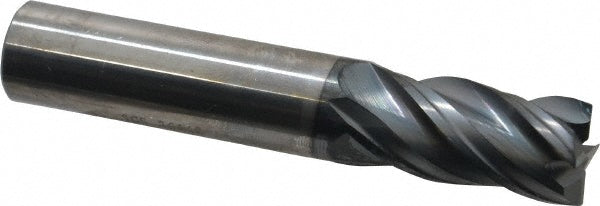 Kyocera SGS Precision Tools 36440 Square End Mill 5/8" Dia, 1-1/4" LOC, 4 Flute, Solid Carbide