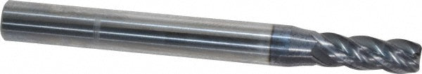 Kyocera SGS Precision Tools 46359 Square End Mill 5.00 mm Dia, 13.00 mm LOC, 4 Flute, Solid Carbide