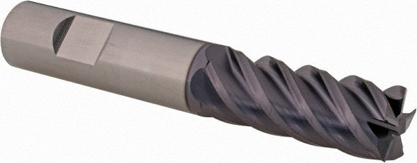 Kyocera SGS Precision Tools 32665 Square End Mill 1/2" Dia, 1-1/4" LOC, 5 Flute, Solid Carbide