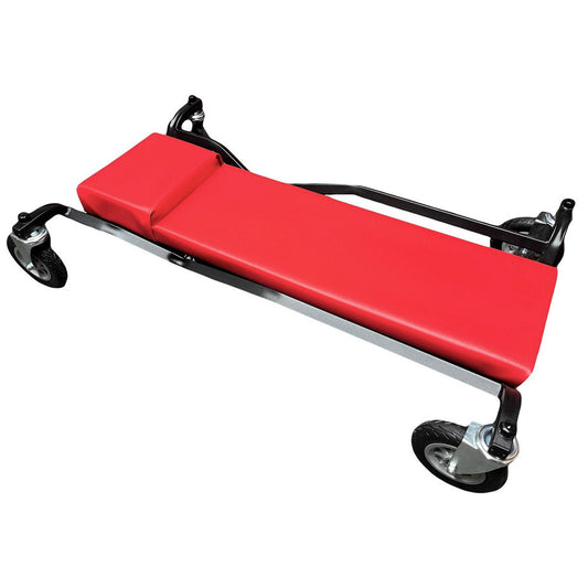 Whiteside MTLPNEU 600 Lb Capacity, 4 Wheel Heavy-Duty Creeper with No-Matic Wheels