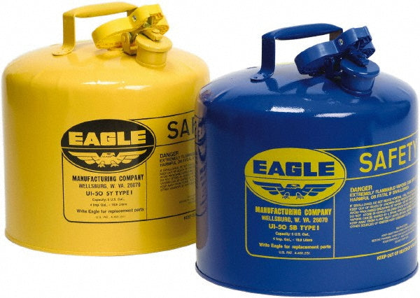 Eagle UI50FSY Safety Can 5 gal, Steel