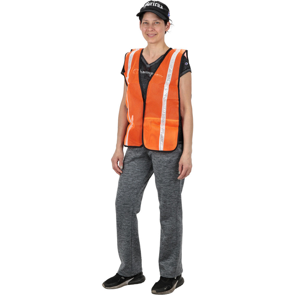 PRO-SAFE PS-NMSH1-O4R High Visibility Vest  Universal, General Purpose Vest,  ANSI Class 0