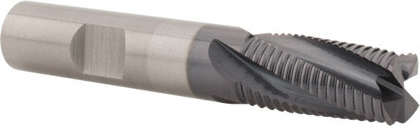 Kennametal 4048695 Square End Mill 1/2'' Dia, 1'' LOC, 1/2'' Shank Dia, 3'' OAL, 4 Flutes, Solid Carbide