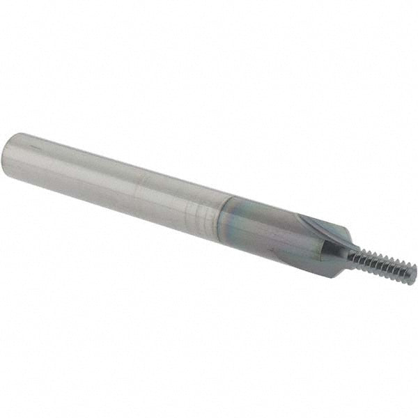 Scientific Cutting Tools, Inc. TM110-32A Straight Flute Thread Mill #8 to 32, Internal, 3 Flutes, 1/4" Shank Dia, Solid Carbide