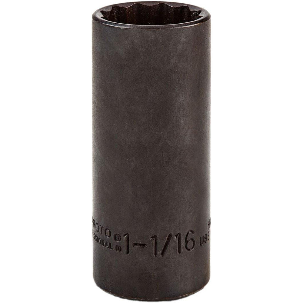 Proto J5334B Deep Hand Socket 1-1/16" Socket, 12-Point