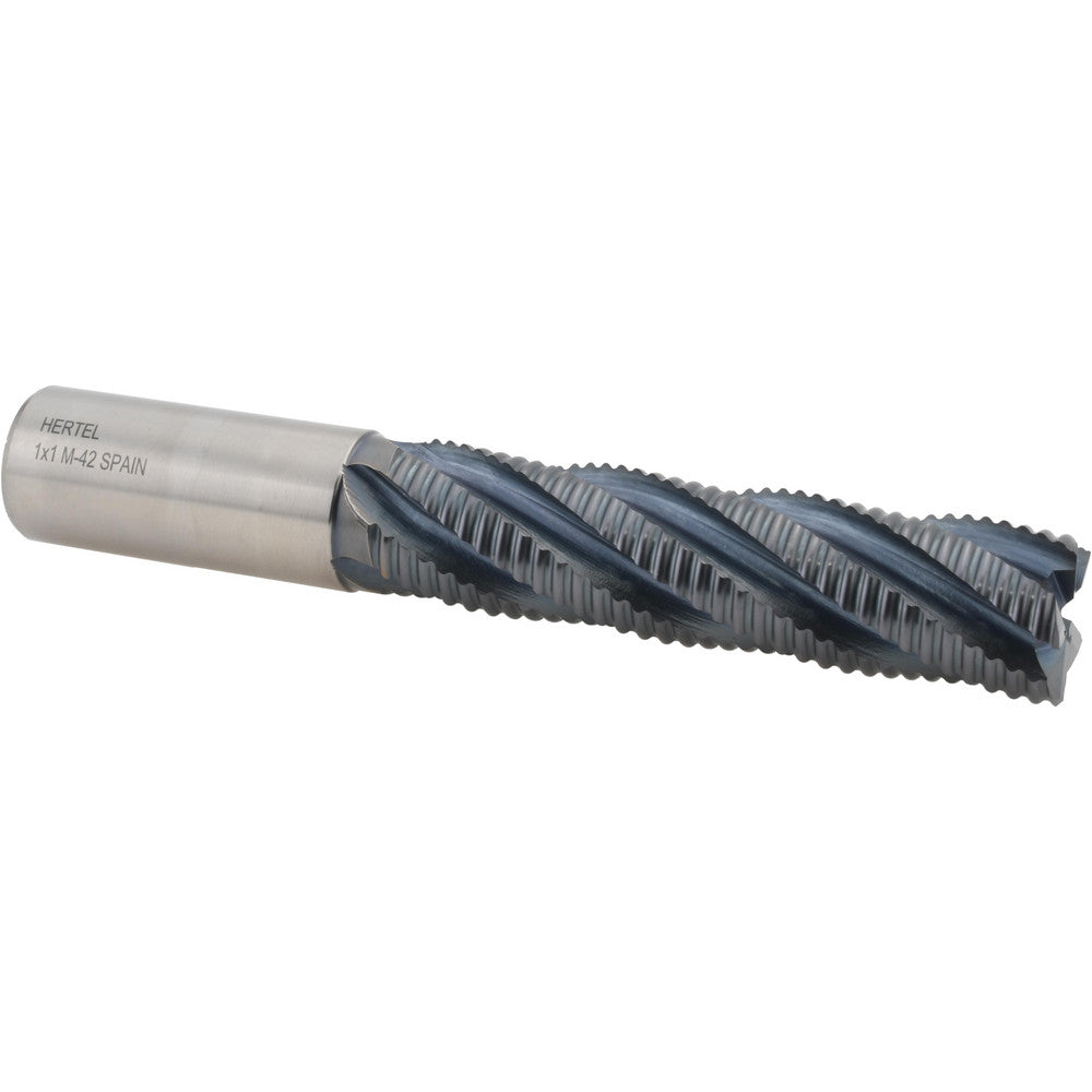 Hertel 87144440 Roughing End Mill 1" Dia, 5 Flute, Coarse Pitch, Single End, Cobalt