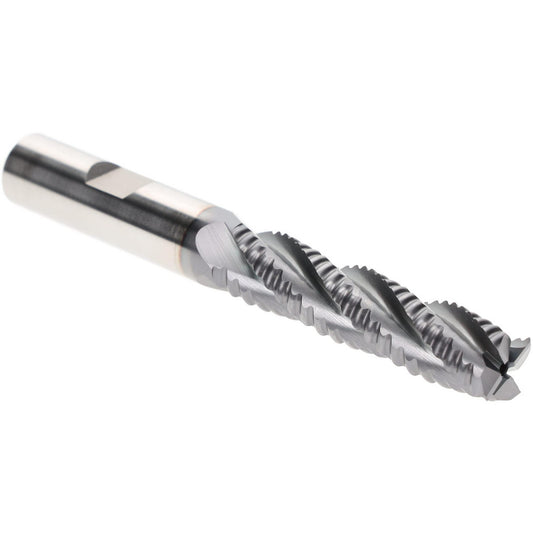 Hertel 87144648 Roughing End Mill 1/2" Dia, 4 Flute, Coarse Pitch, Single End, Cobalt