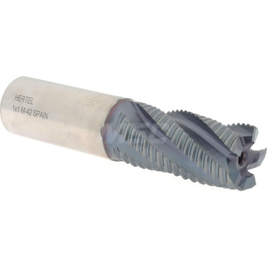 Hertel 87144721 Roughing End Mill 1" Dia, 5 Flute, Single End, Cobalt