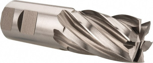 Hertel E2042116 Square End Mill 1-1/4" Dia, 2" LOC, 6 Flutes, Cobalt