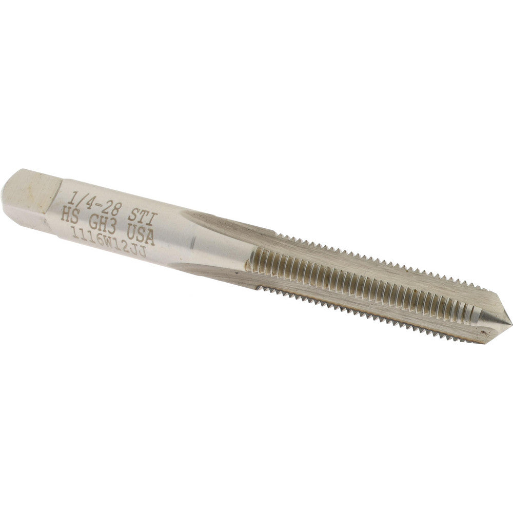 Hertel K007057AS Hand STI Tap 1/4-28 UNF, H3, 3 Flutes, Plug Chamfer
