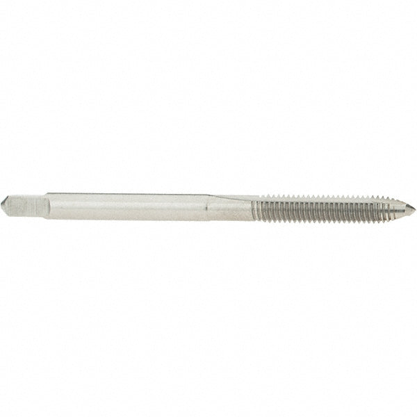Hertel K007005AS Spiral Point STI Tap #4-40 UNC, 2 Flutes, Plug, High Speed Steel, Bright/Uncoated