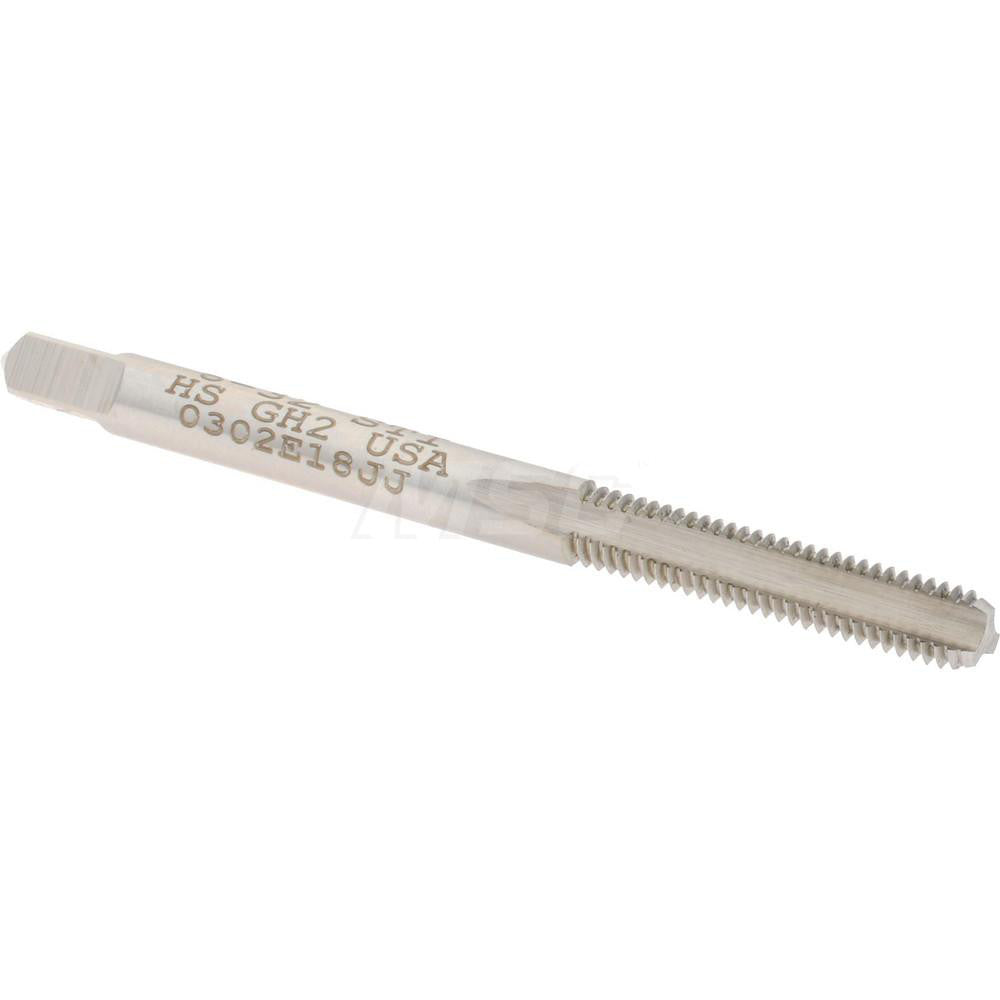 Hertel 007013AS Hand STI Tap #6-32 UNC, H2, 3 Flutes, Bottoming Chamfer