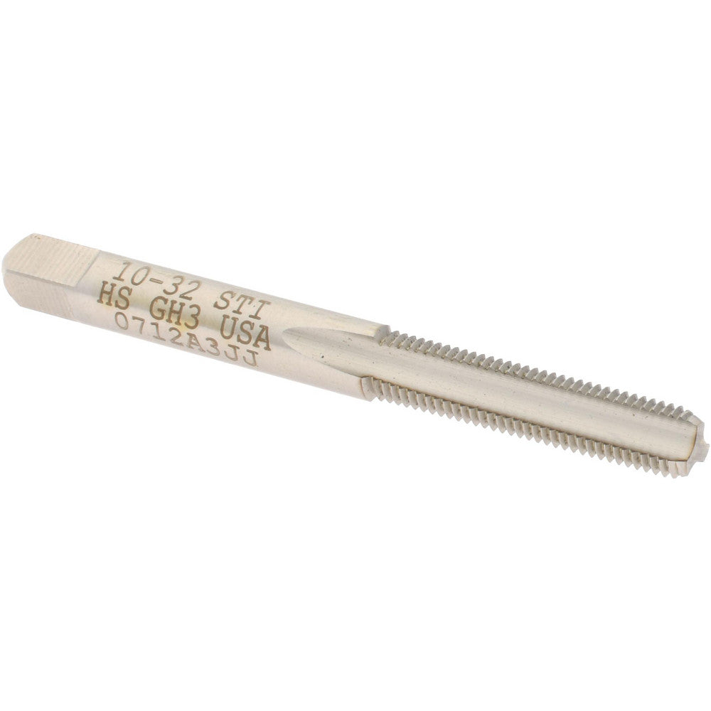 Hertel 007040AS Hand STI Tap #10-32 UNF, H3, 3 Flutes, Bottoming Chamfer