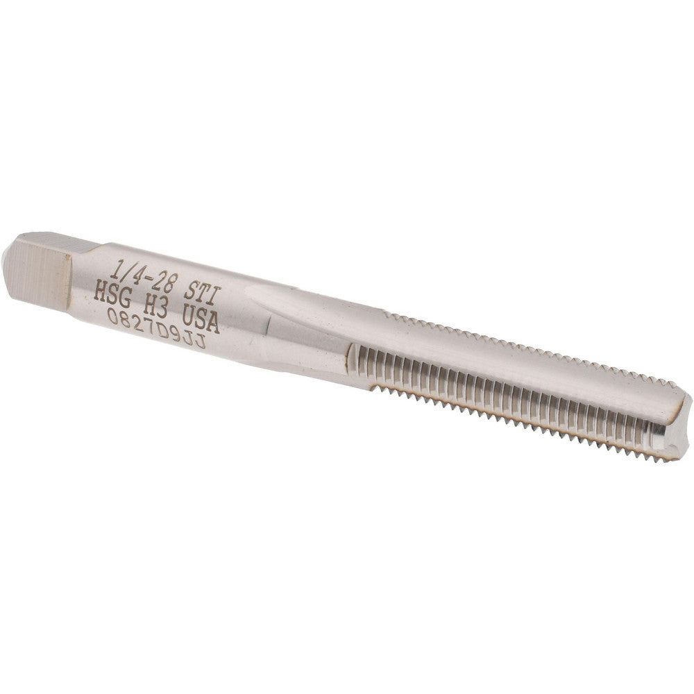 Hertel 007058AS Hand STI Tap 1/4-28 UNF, H3, 3 Flutes, Bottoming Chamfer