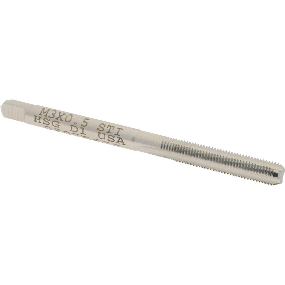 Hertel K007254AS Hand STI Tap M3 x 0.5 Metric Course, D1, 3 Flutes, Bottoming Chamfer