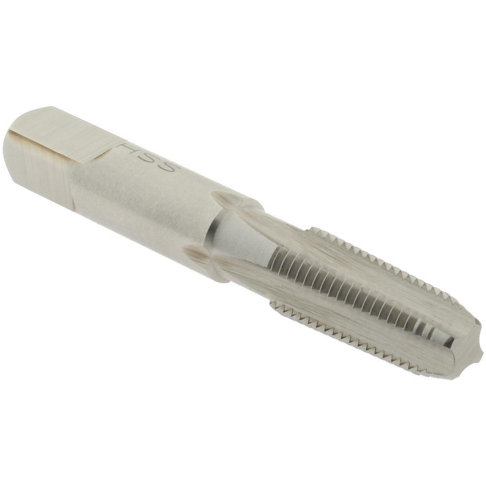 Hertel G127024-S Standard Pipe Tap 1/16-27, NPTF, 4 Flutes, High Speed Steel, Bright/Uncoated