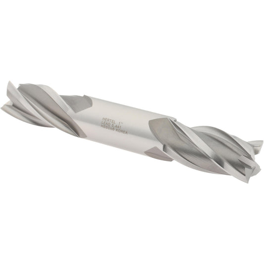 Hertel E2053064 Square End Mill 1" Dia, 1-7/8" LOC, 4 Flutes, Cobalt