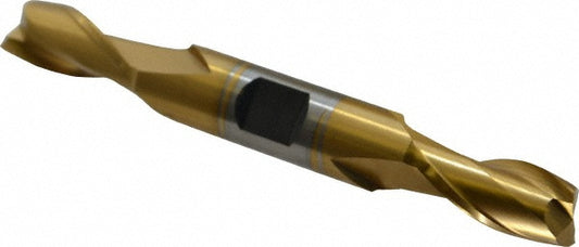 Hertel E4050028 Square End Mill 7/16'' Dia, 13/16'' LOC, 1/2'' Shank Dia, 3-3/4'' OAL, 2 Flutes, Cobalt