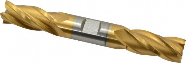 Hertel E4053048 Square End Mill 3/4'' Dia, 1-5/8'' LOC, 3/4'' Shank Dia, 5-5/8'' OAL, 4 Flutes, Cobalt
