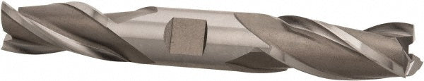 Hertel E1052048 Square End Mill 3/4'' Dia, 1-5/8'' LOC, 3/4'' Shank Dia, 5-5/8'' OAL, 3 Flutes, High Speed Steel