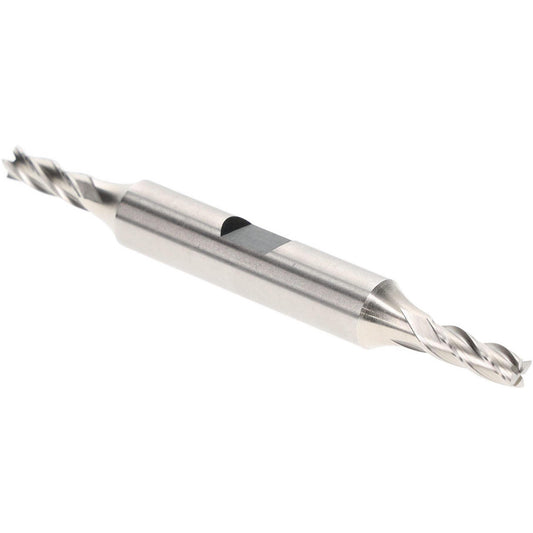 Hertel E1053012 Square End Mill 3/16" Dia, 4 Flutes, 1/2" LOC, High Speed Steel, 30 &deg Helix