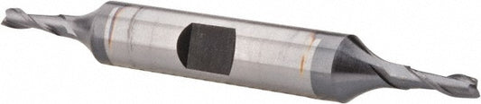 Hertel EF050008 Square End Mill 1/8'' Dia, 3/8'' LOC, 3/8'' Shank Dia, 3-1/16'' OAL, 2 Flutes, High Speed Steel