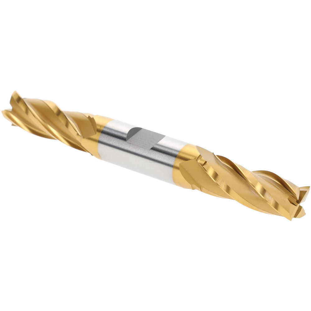 Hertel E8053036 Square End Mill 9/16" Dia, 4 Flutes, 1-3/8" LOC, High Speed Steel, 30 &deg Helix