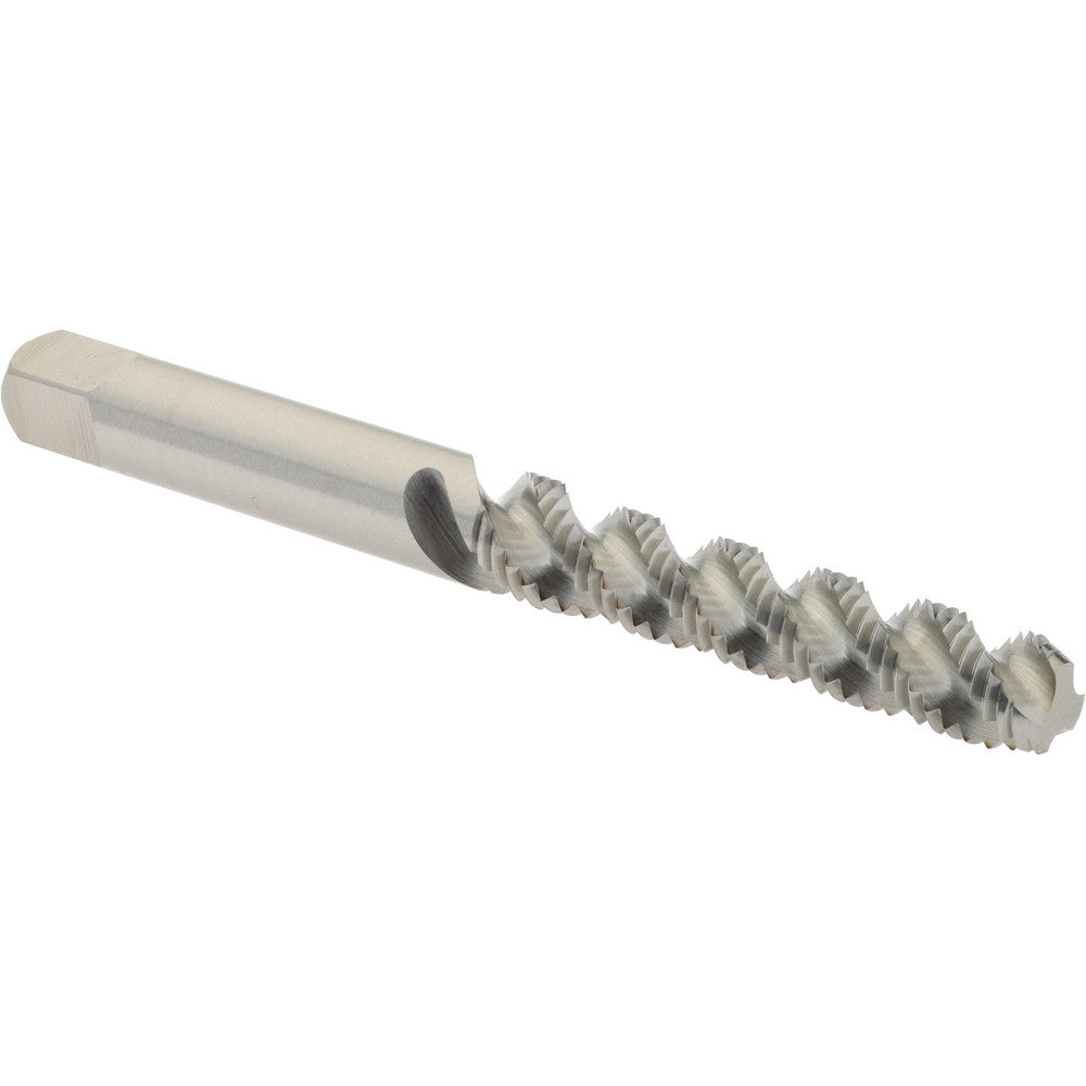 Hertel K007319AS #10-32 UNF, 3 Flute, 52&deg Helix, Bottoming Chamfer, Bright Finish, High Speed Steel Spiral Flute STI Tap