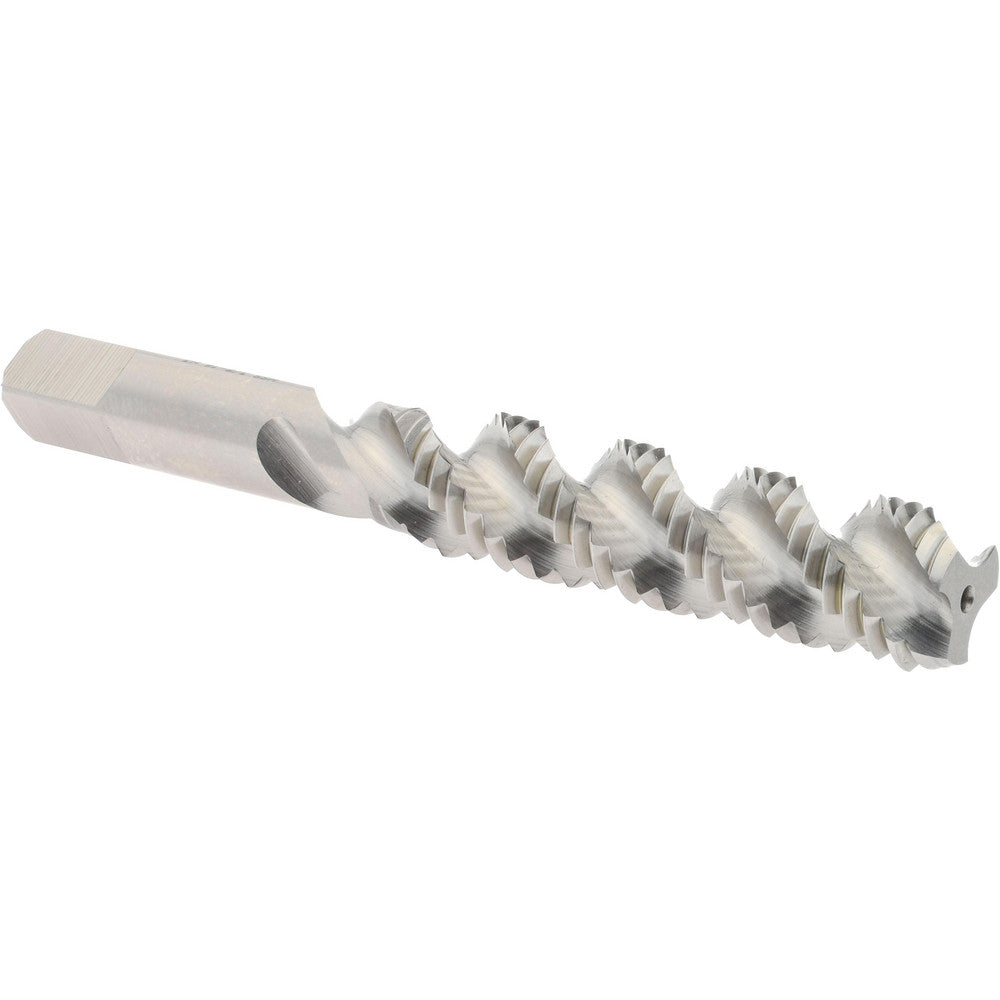 Hertel K007332AS 3/8-16 UNC, 3 Flute, 52&deg Helix, Bottoming Chamfer, Bright Finish, High Speed Steel Spiral Flute STI Tap