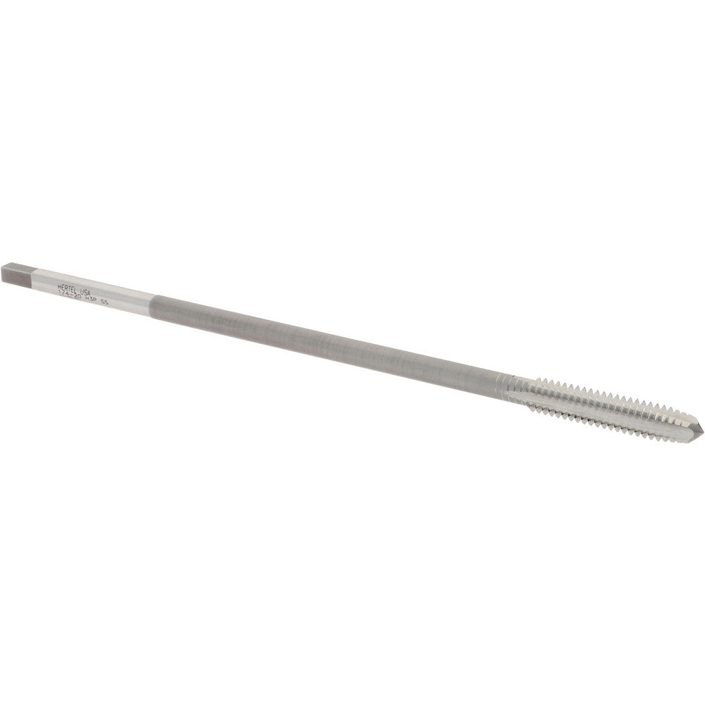 Hertel G837581 Extension Tap 1/4-20, 4 Flutes, H3, Bright/Uncoated, High Speed Steel, Standard Hand