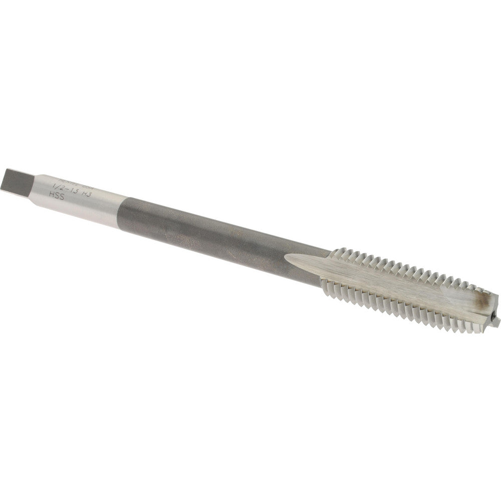 Hertel R837648 Extension Tap 1/2-13, 3 Flutes, H3, Bright/Uncoated, High Speed Steel, Spiral Point