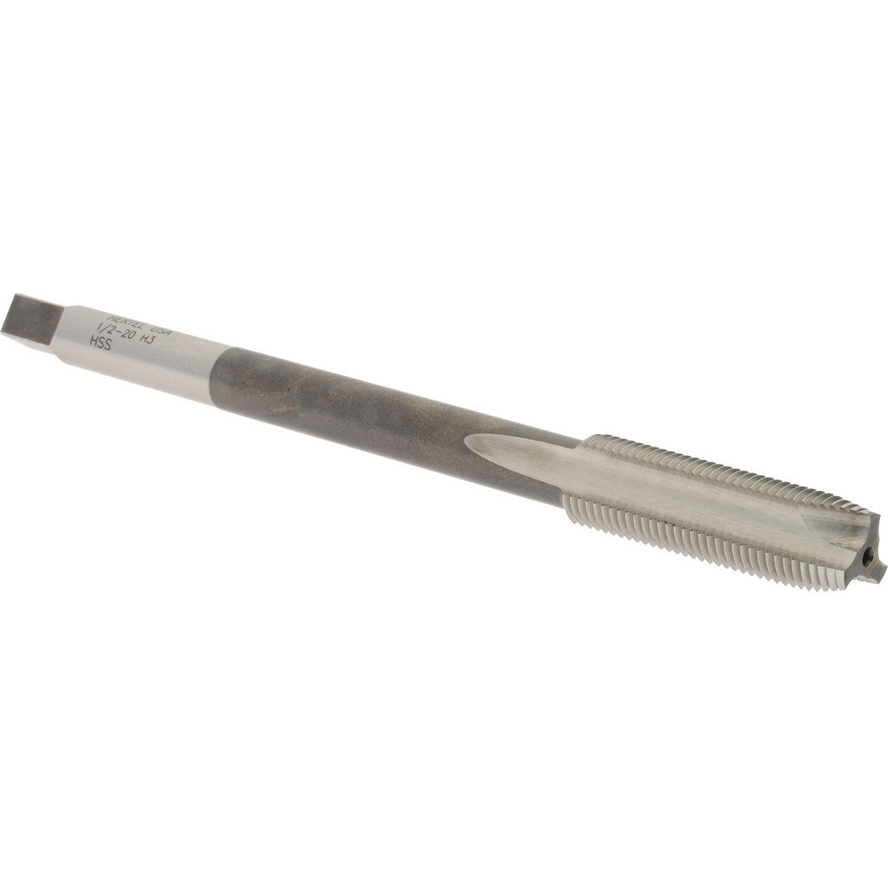 Hertel R837655 Extension Tap 1/2-20, 3 Flutes, H3, Bright/Uncoated, High Speed Steel, Spiral Point