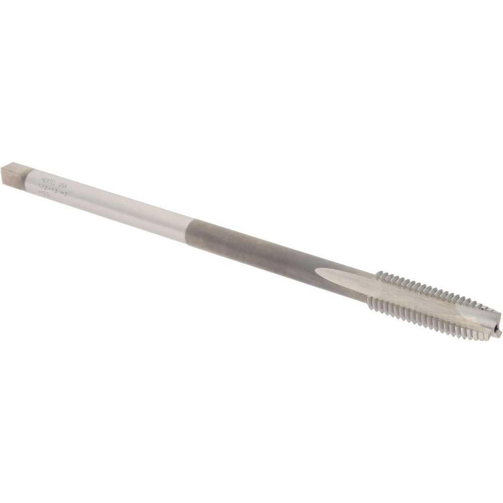Hertel R867178 Extension Tap 1/2-13, 3 Flutes, H3, Bright/Uncoated, High Speed Steel, Spiral Point